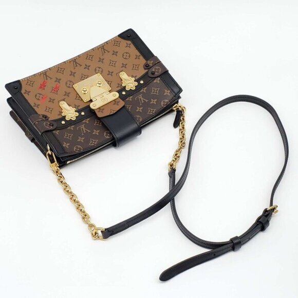 Louis Vuitton Trunk Brown Monogram Canvas Shoulder Bag 1530-081925 - Picture 9 of 16